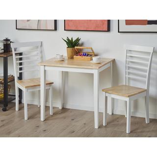 Beliani Table de repas en Bois d'hévéa Moderne BATTERSBY  