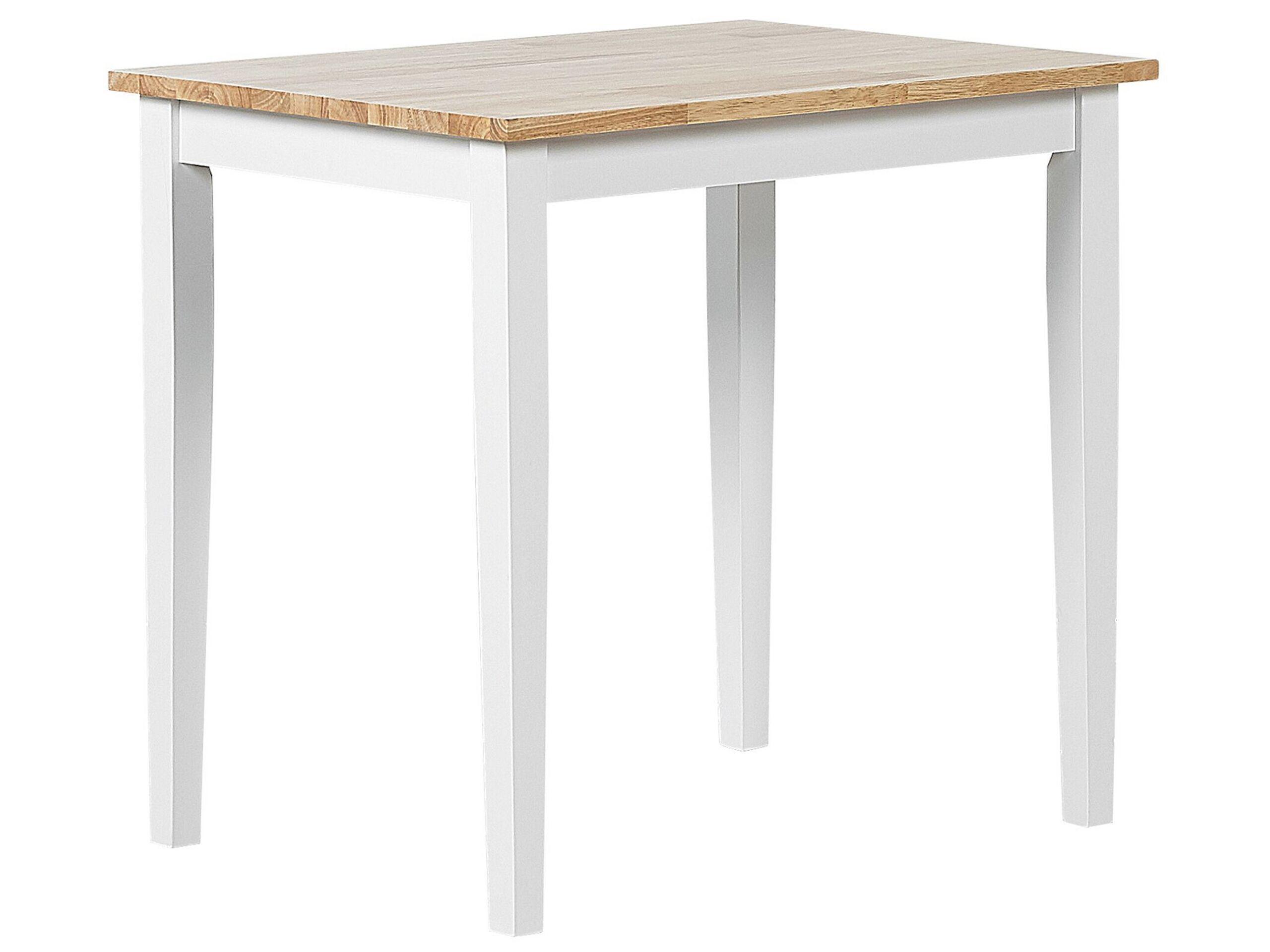 Beliani Table de repas en Bois d'hévéa Moderne BATTERSBY  