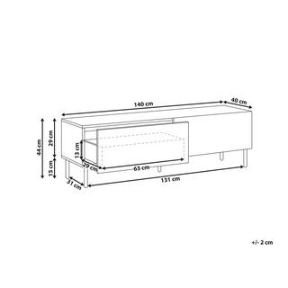 Beliani Meuble TV en MDF Moderne BLYTHE  
