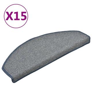 VidaXL Tapis de marches d'escalier 15 pcs polypropylène  