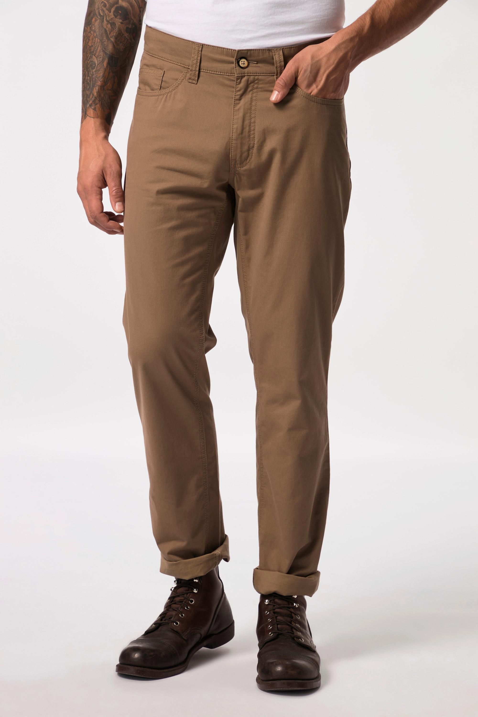 JP1880  Pantalon ventre confort, tissu texturé - coupe Regular Fit, 5 poches 