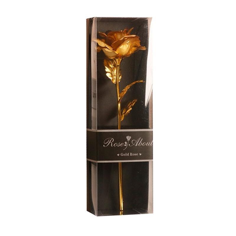 eStore Eternity Rose - Gold mit Goldstiel  