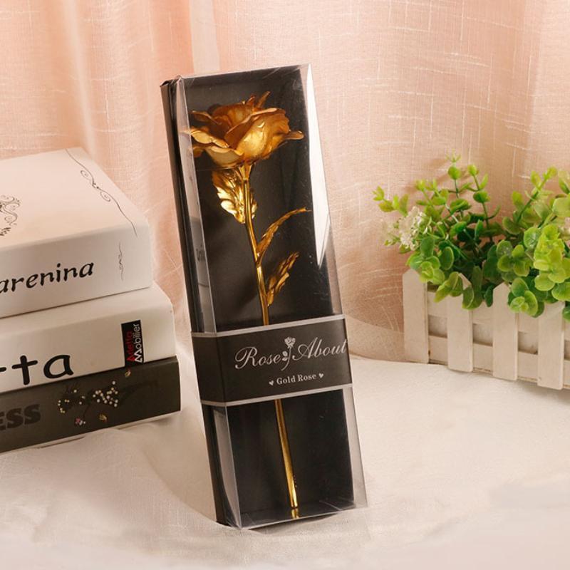 eStore Eternity Rose - Gold mit Goldstiel  