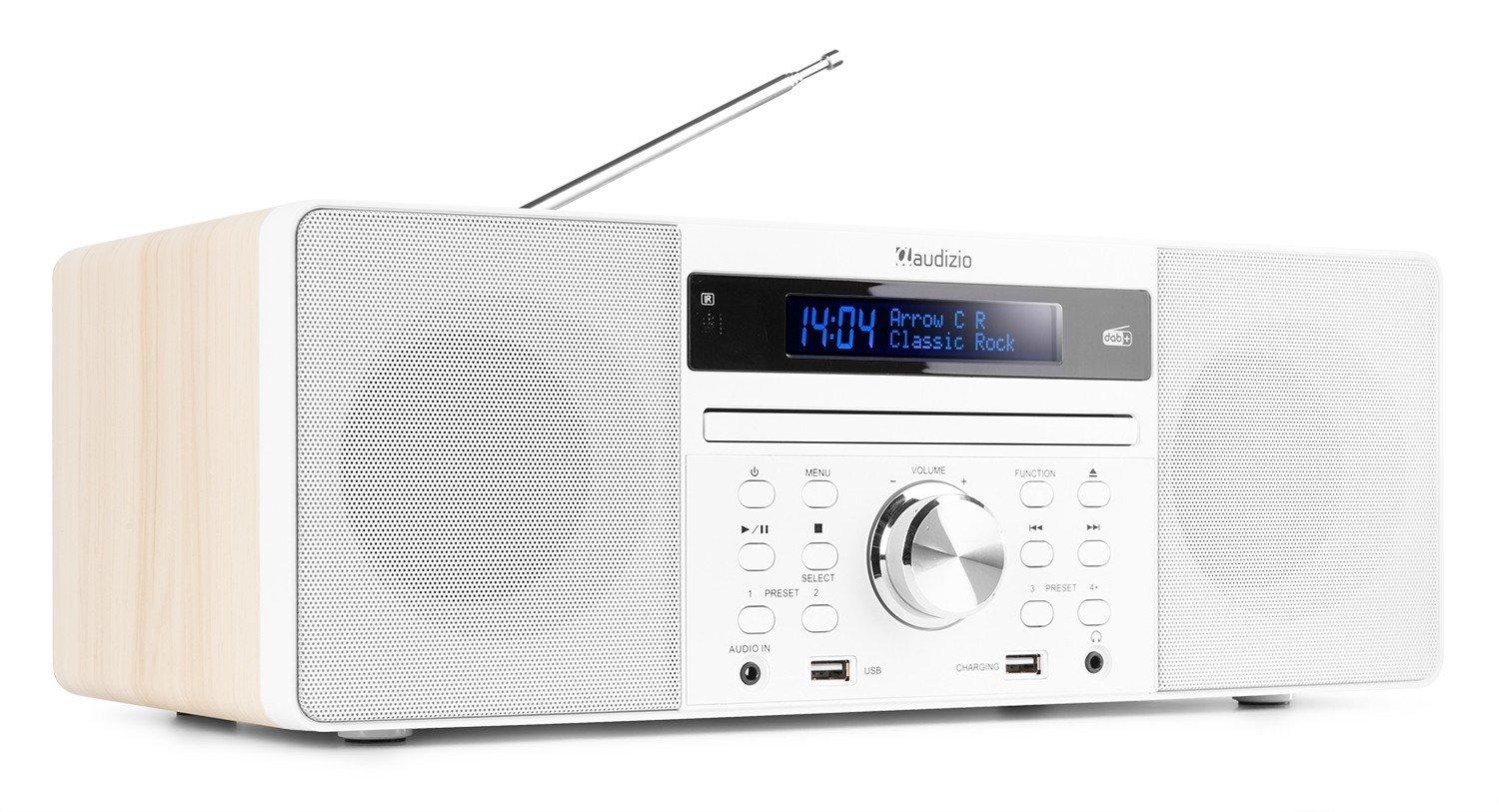 Audizio  Audizio Prato Heim-Audio-Mikrosystem 60 W Weiß 