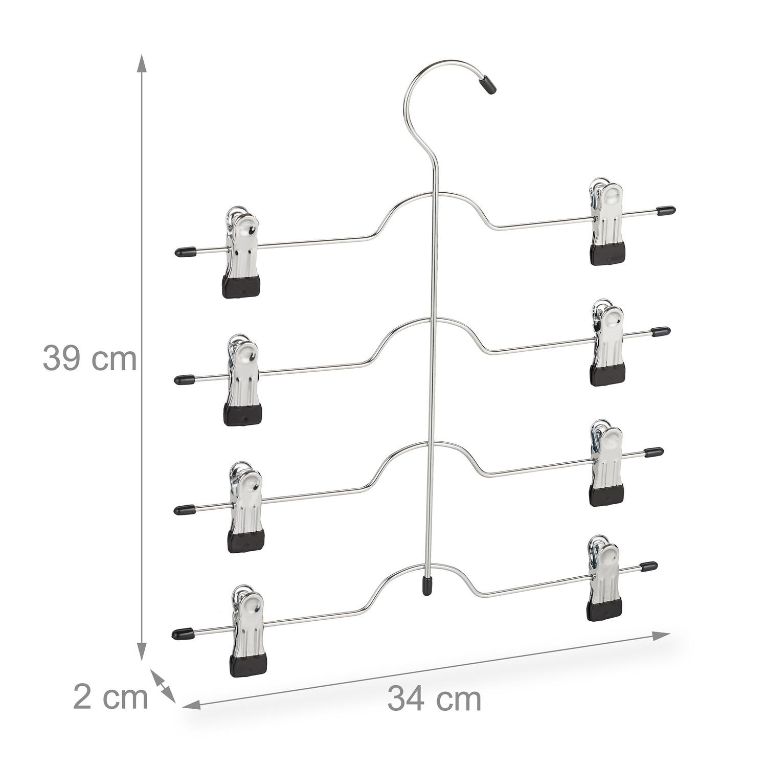 B2X Set di 2 grucce per pantaloni  
