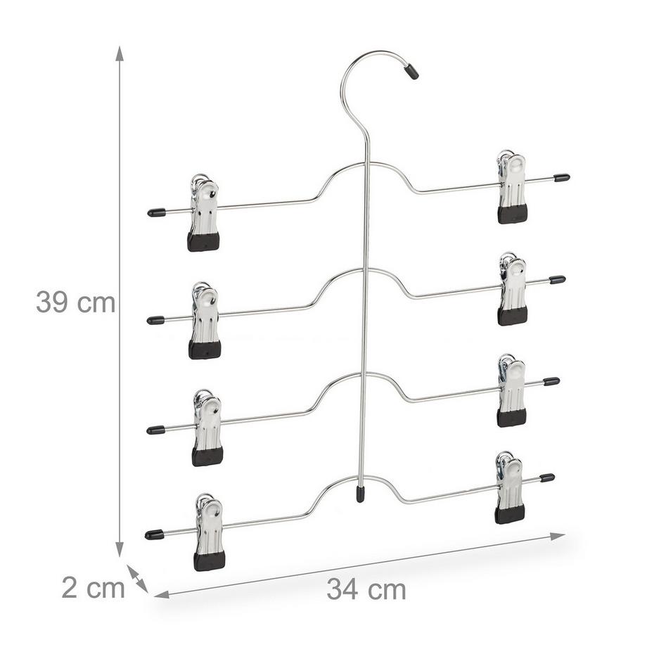 B2X Set di 2 grucce per pantaloni  