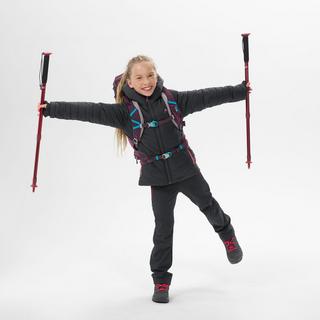 QUECHUA Wattierte Hybrid Wanderjacke Kinder  