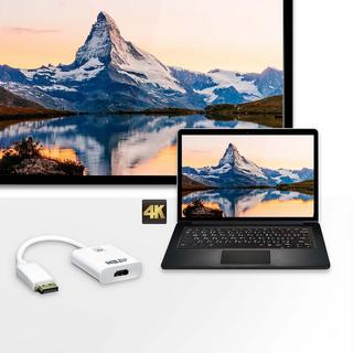 Nedis  Cavo display DisplayPort maschio - HDMI femmina 0,15 m Bianco 