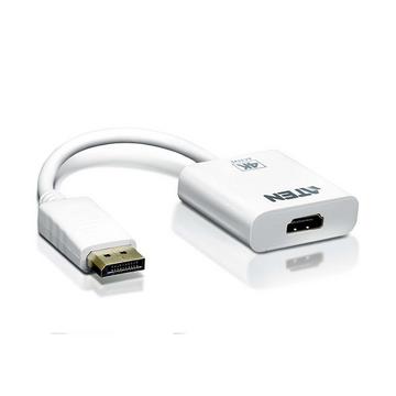 Displaykabel DisplayPort-Stecker - HDMI-Buchse 0,15 m Weiß