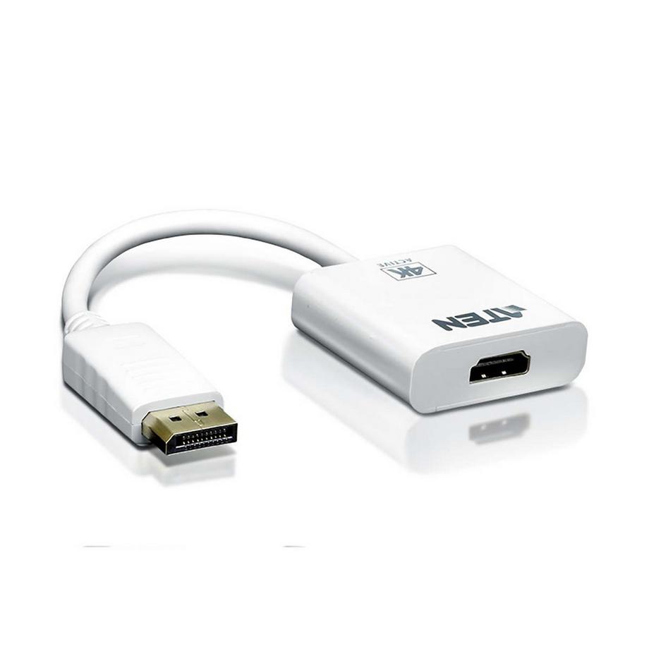Displaykabel DisplayPort-Stecker - HDMI-Buchse 0,15 m Weiß