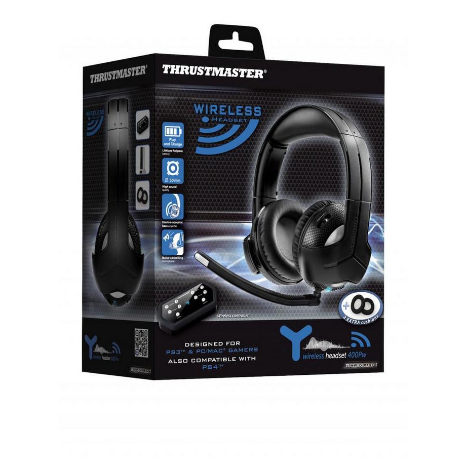 THRUSTMASTER  4160551 cuffia e auricolare Cablato A Padiglione Giocare Nero 