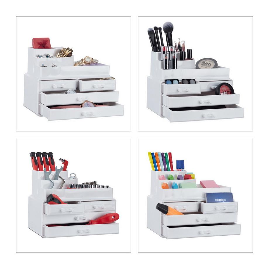 B2X  Make-up-Aufbewahrung mit 4 Schubladen 