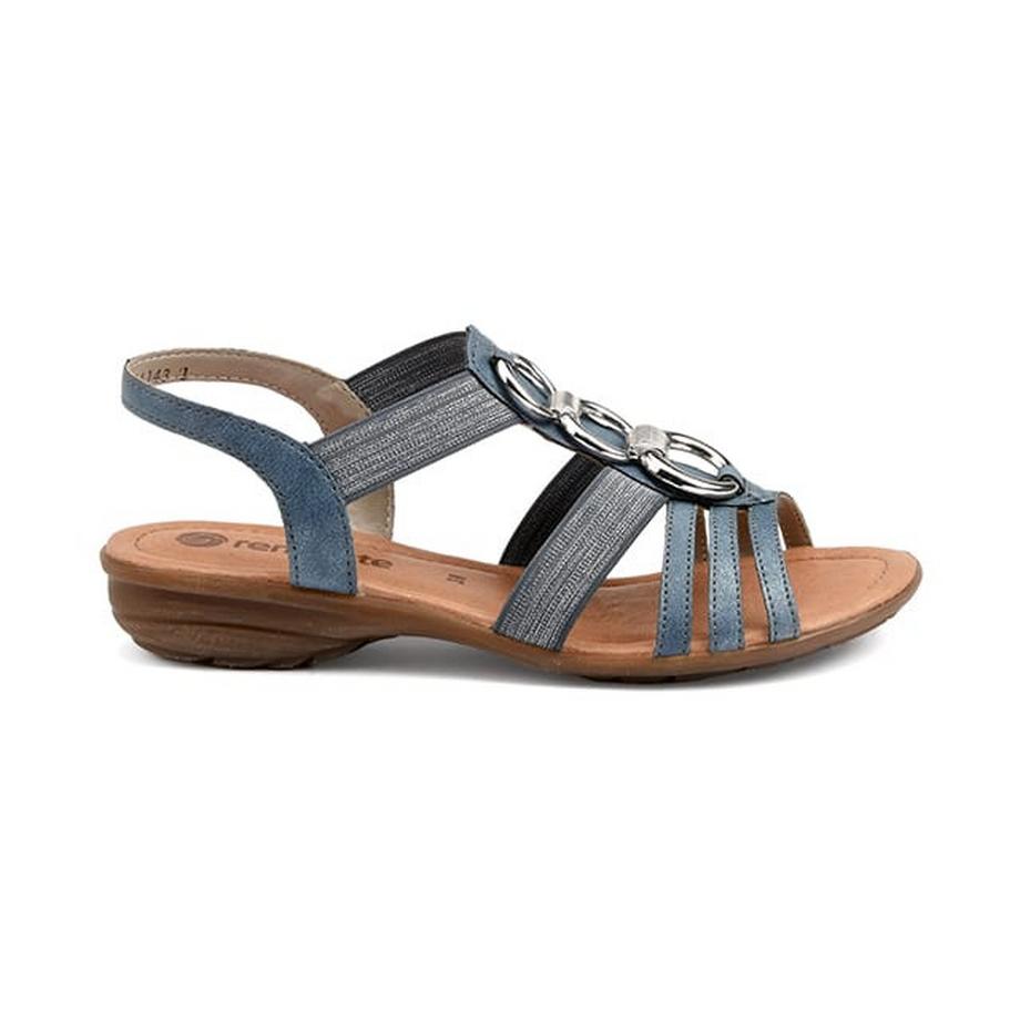 Remonte Nanao Flache Sandalen mit Zierringen  