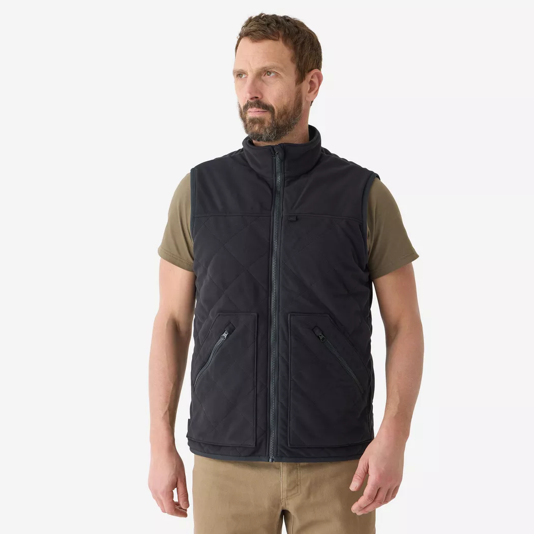 SOLOGNAC - Jagdschutzweste, 3XL, Schwarz