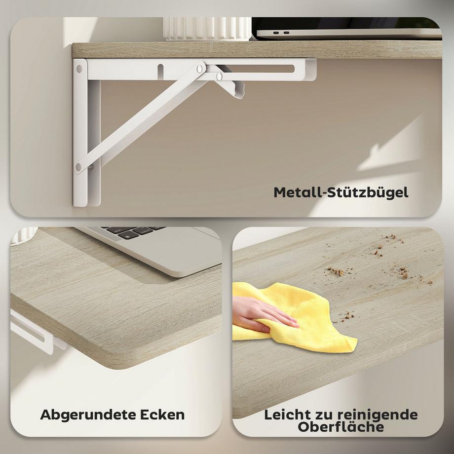 HOMCOM Wandschreibtisch  