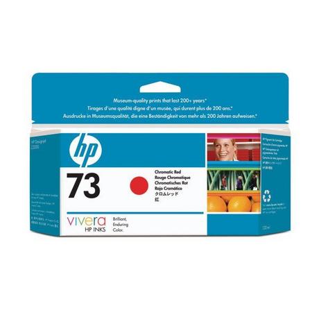 Hewlett-Packard  73 130-ml-Druckpatrone Chromrot 