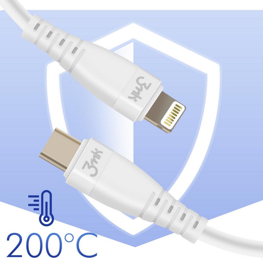 3mk Protection  Câble USB C vers iPhone Lightning 3mk 
