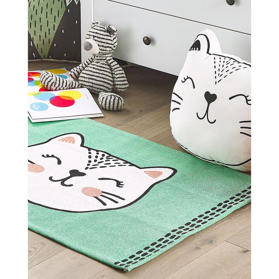Beliani Tapis enfant en Coton Moderne HOWRAH  