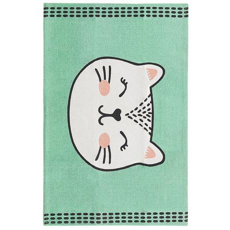 Beliani Kinderteppich aus Baumwolle Modern HOWRAH  