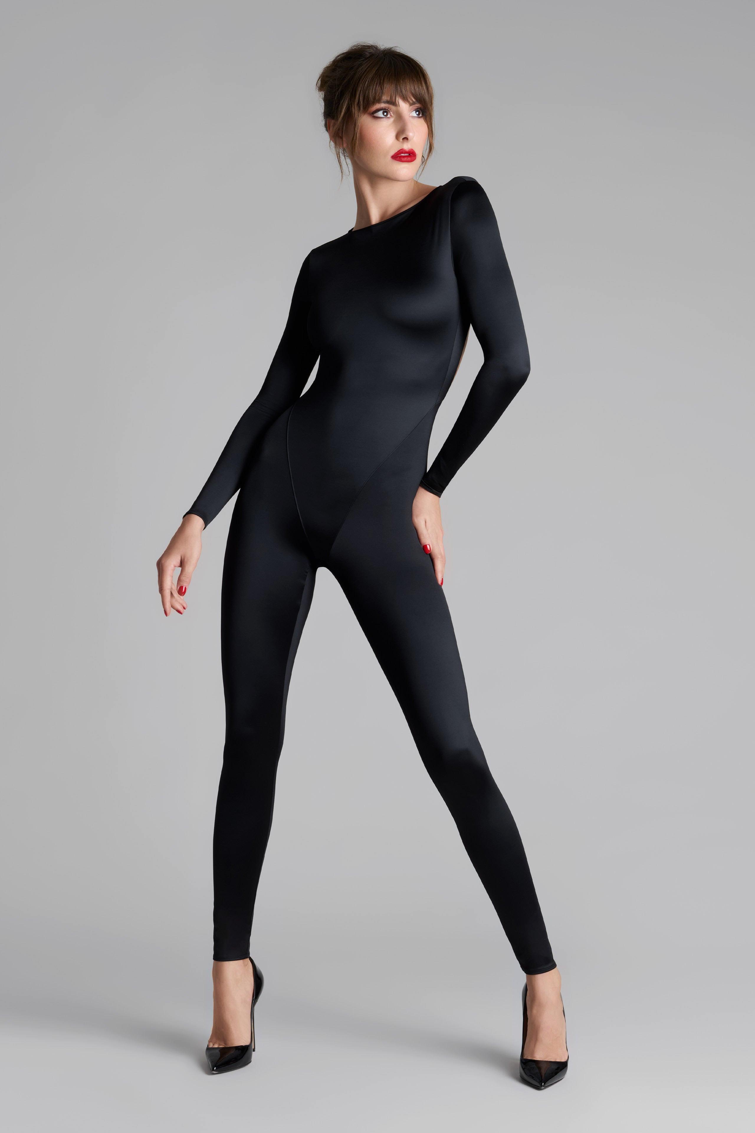 MAISON CLOSE  Catsuit dos ouvert manches longues - French Kiss 