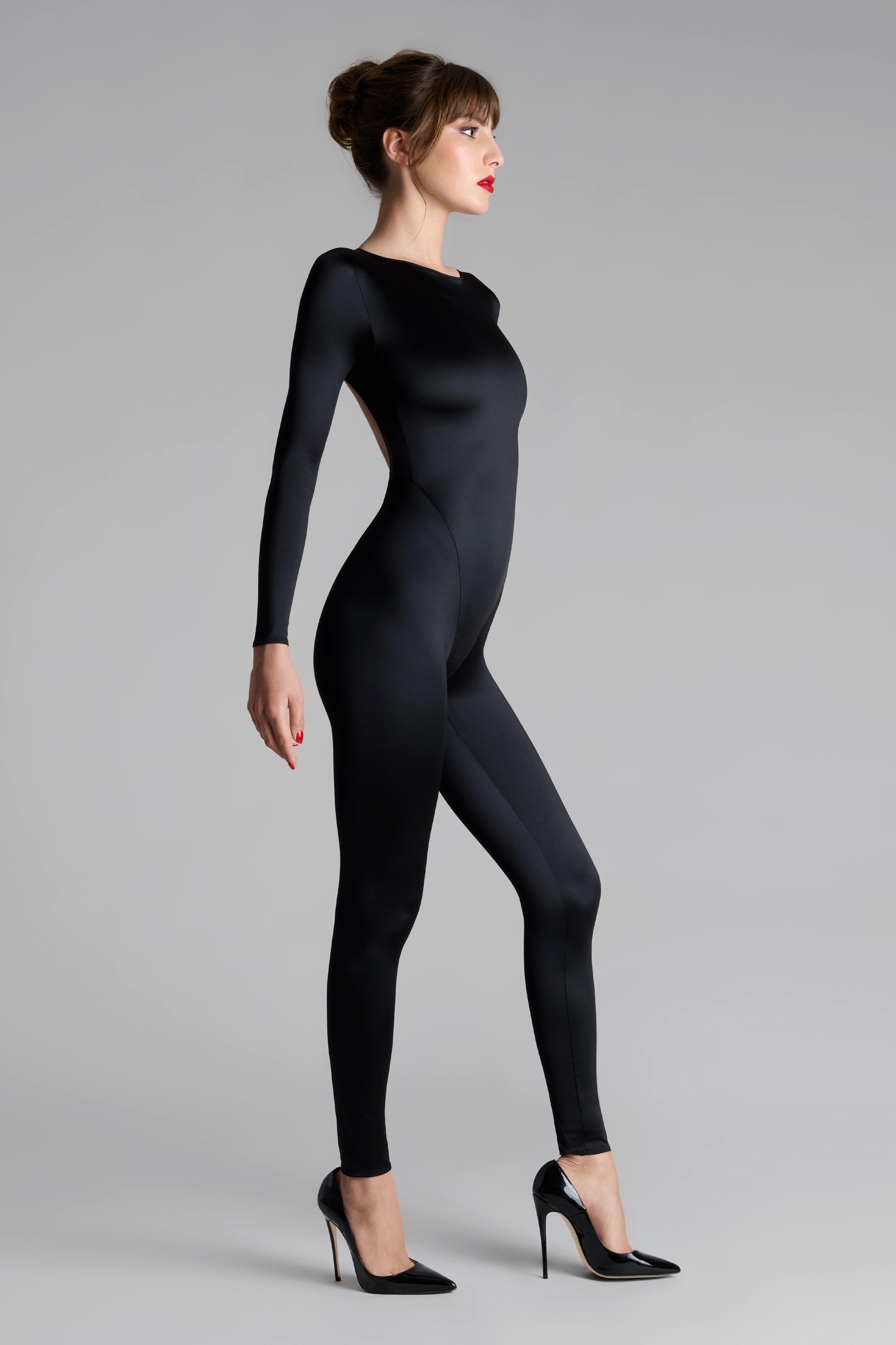 MAISON CLOSE  Catsuit dos ouvert manches longues - French Kiss 