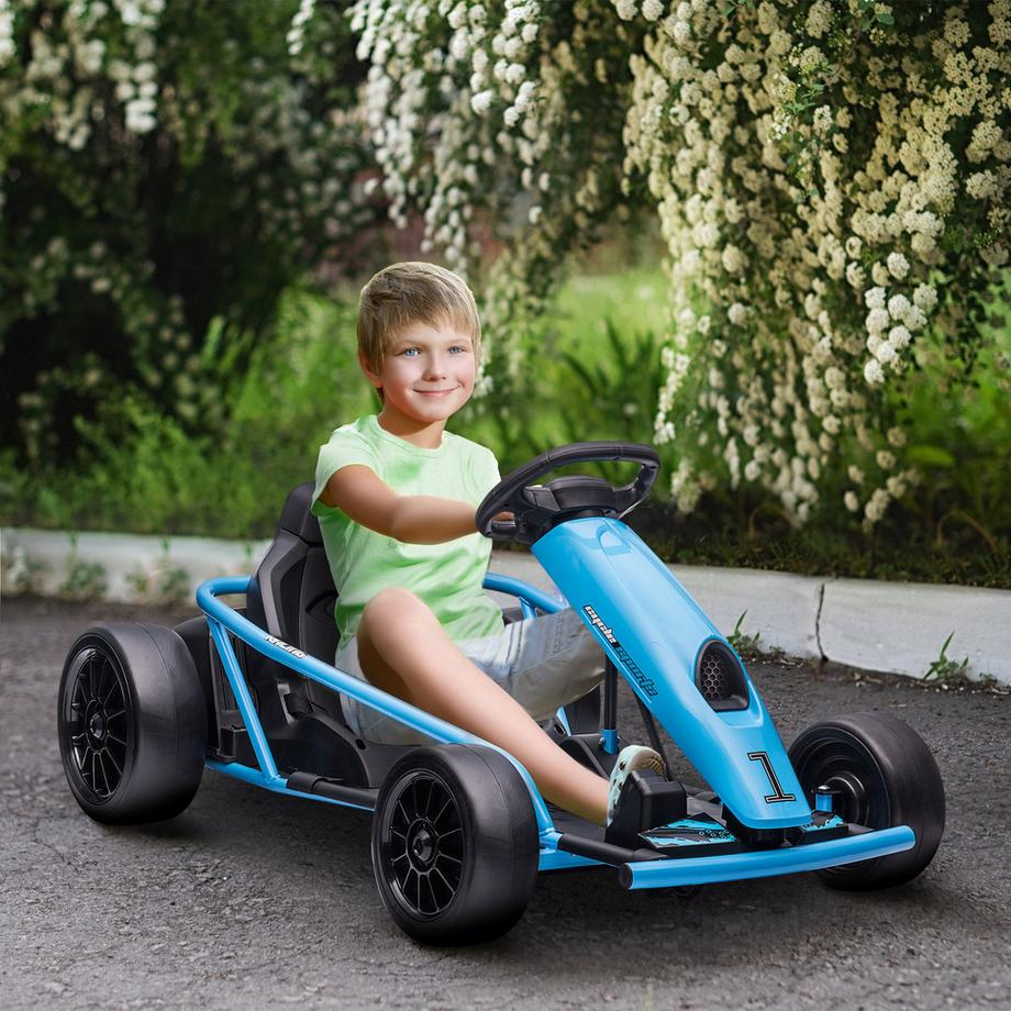 HOMCOM  Kart électrique pour enfants 