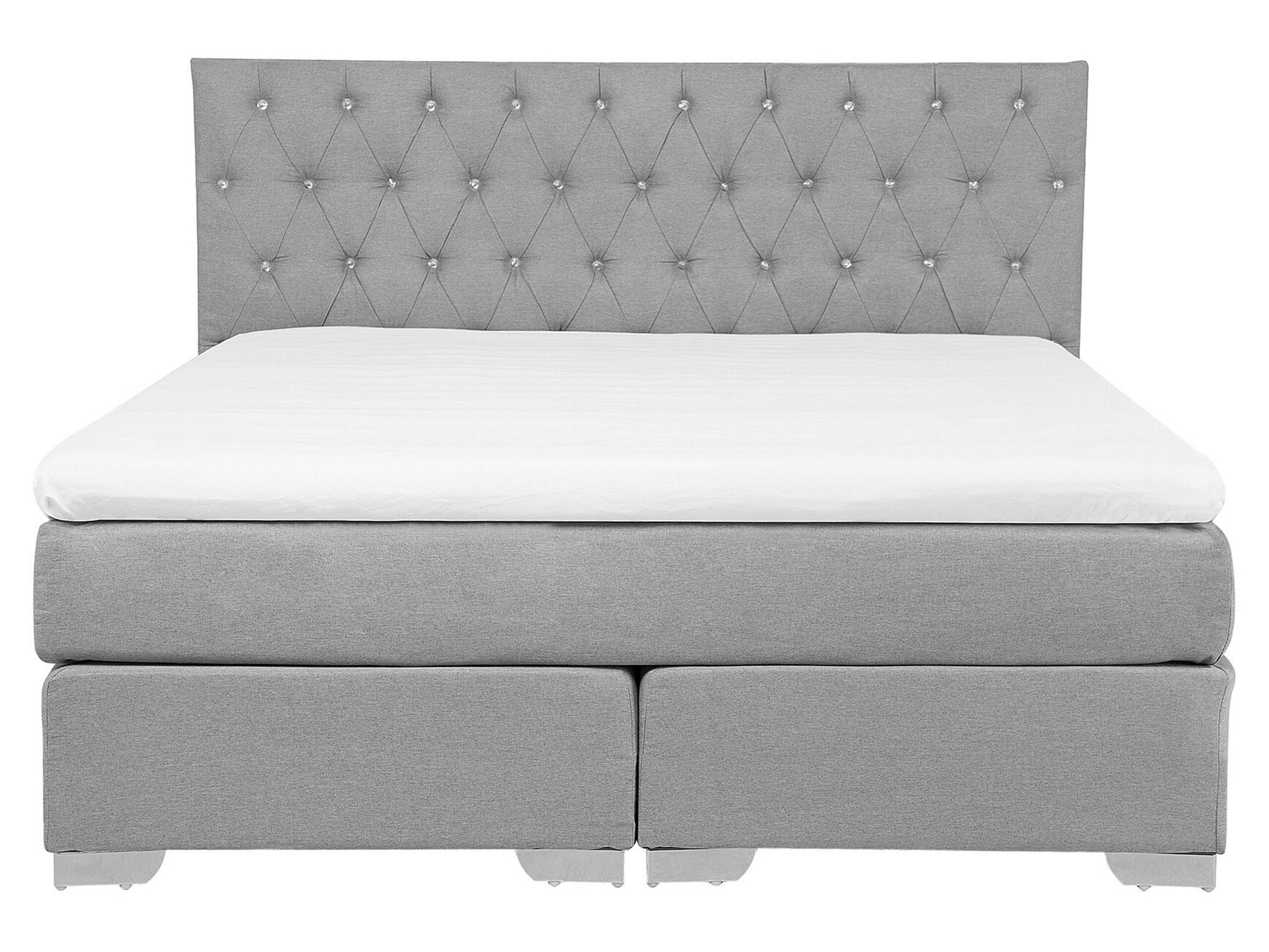 Beliani Lit Boxspring en Polyester Moderne DUCHESS  