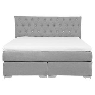 Beliani Lit Boxspring en Polyester Moderne DUCHESS  