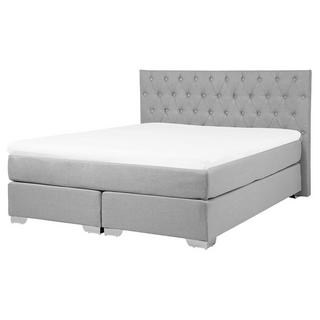 Beliani Lit Boxspring en Polyester Moderne DUCHESS  