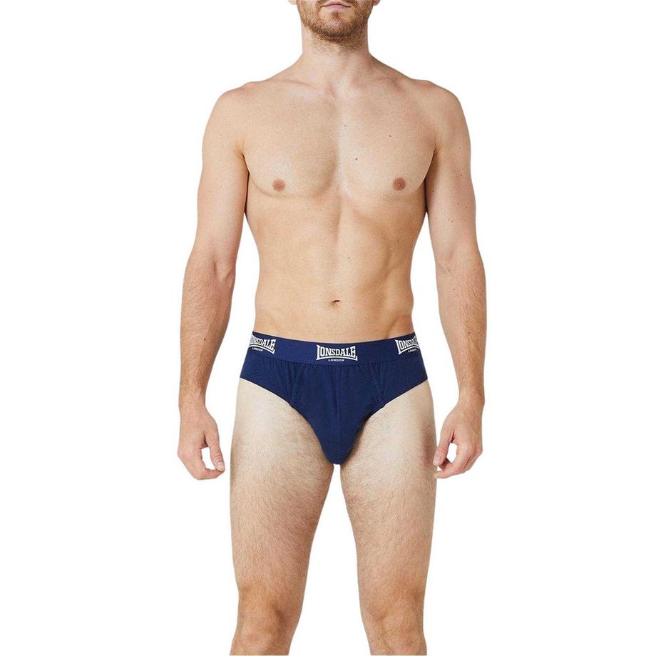 LONSDALE  Slip Fascia In Vita A Contrasto Misura  (Confezione da due) 