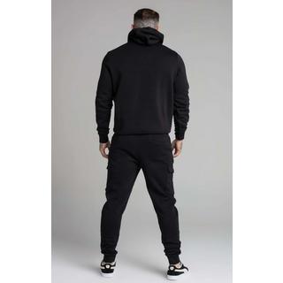 Sik Silk  Kapuzenpullover Black Essential Overhead Hoodie 