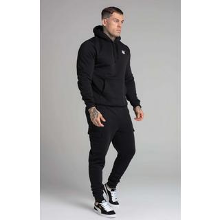 Sik Silk  Kapuzenpullover Black Essential Overhead Hoodie 