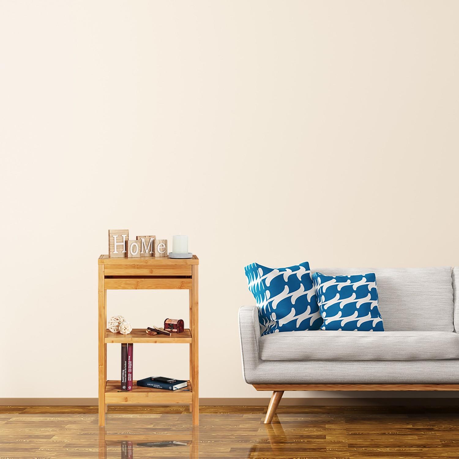 B2X Bambusregal mit Ablageflächen und Klappe  