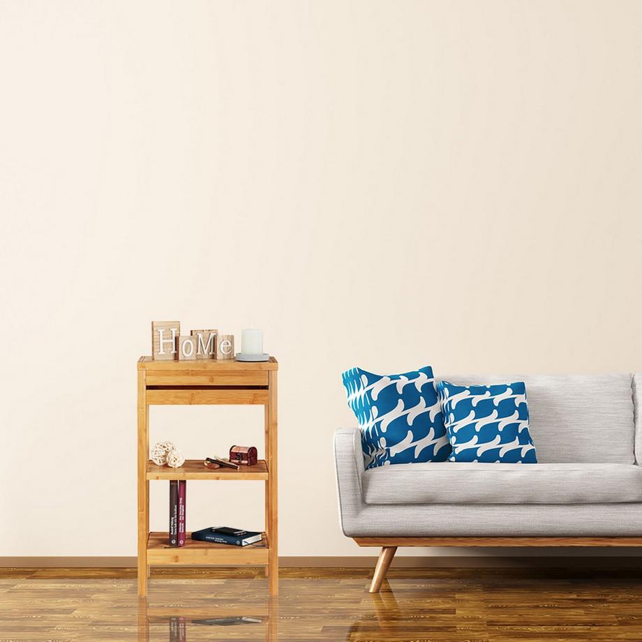 B2X Bambusregal mit Ablageflächen und Klappe  