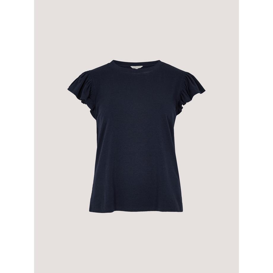 APRICOT Jersey Strick Rüschen T-Shirt  
