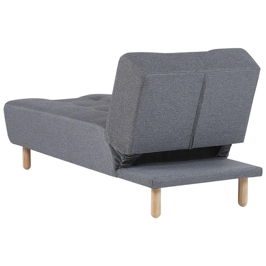 Beliani Chaise longue en Tissu Rétro ALSTEN  