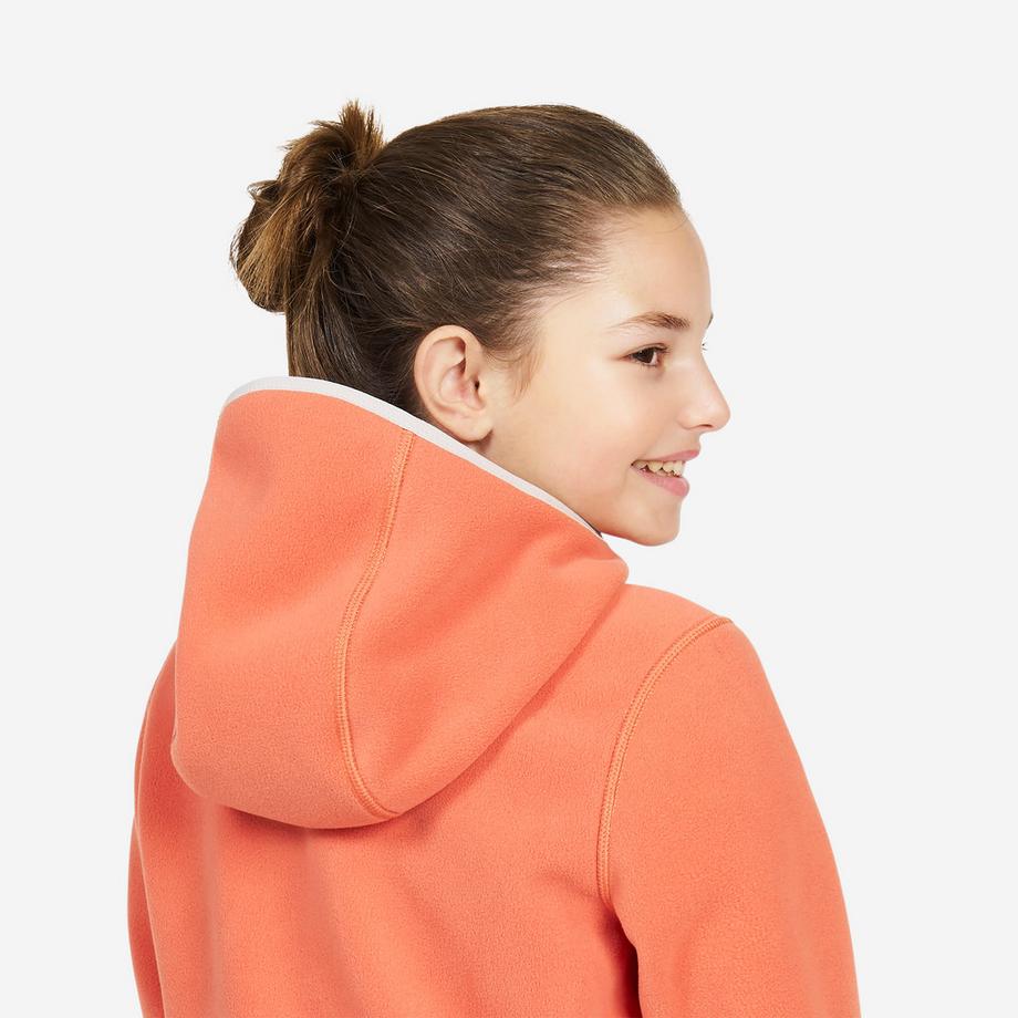 TRIBORD  Giacca pile bambino Segeln calda reversibile cappuccio poliestere 