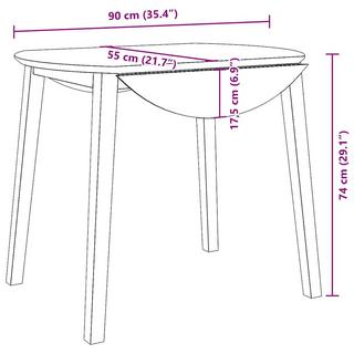 VidaXL Esstisch holz  