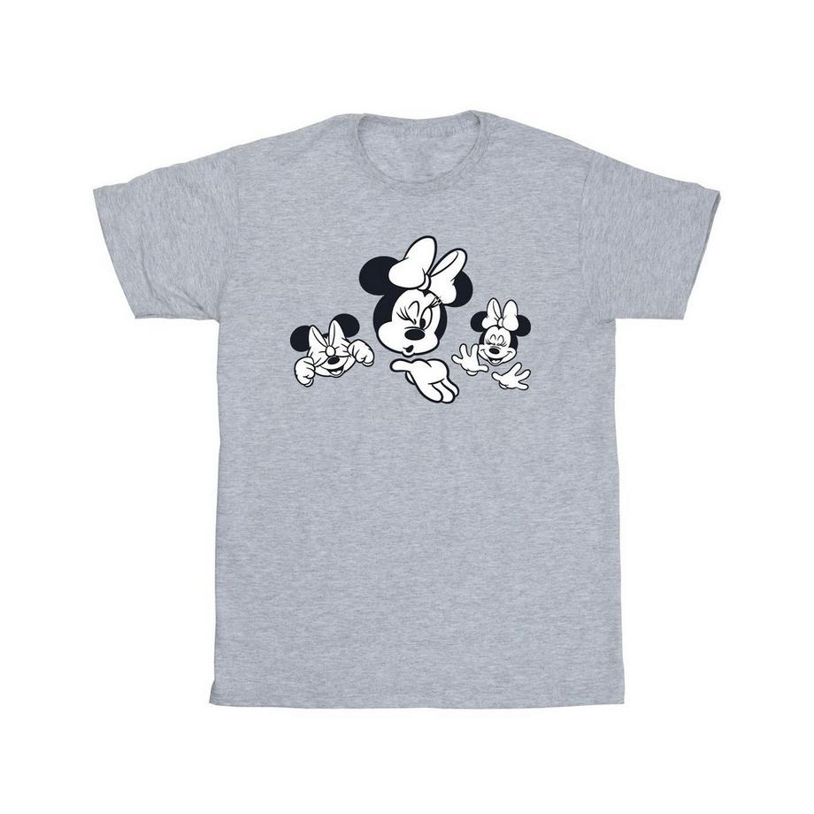 Disney Minnie Maus Grafikdruck T-Shirt  