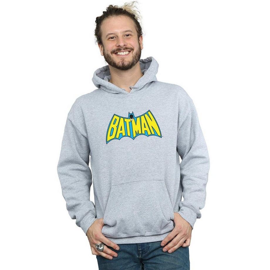 DC COMICS Batman Justice League Logo Felpa con Cappuccio  