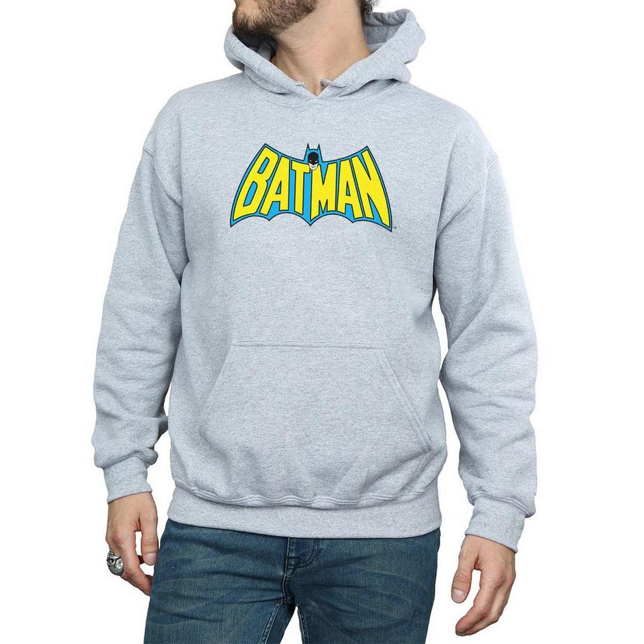 DC COMICS Batman Justice League Logo Felpa con Cappuccio  