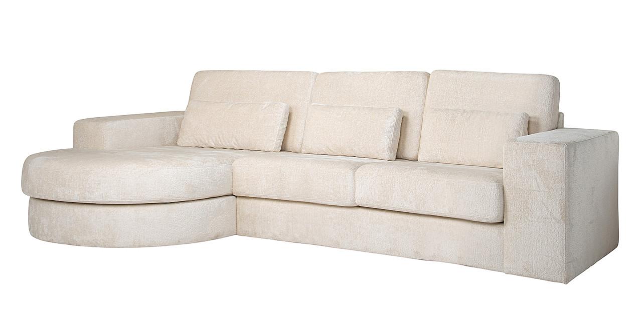 mutoni Ecksofa Felix Ottomane links weiss 300  