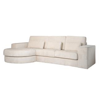 mutoni Ecksofa Felix Ottomane links weiss 300  