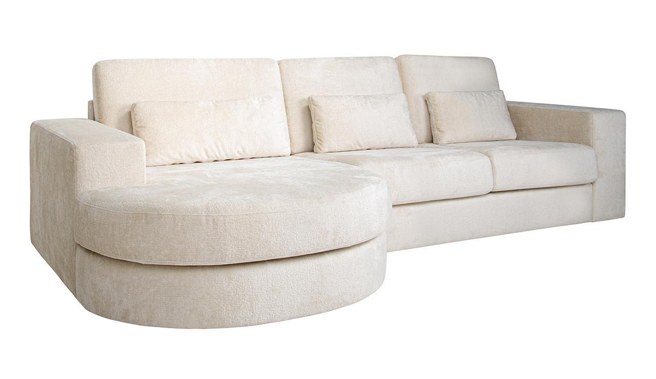 mutoni Ecksofa Felix Ottomane links weiss 300  