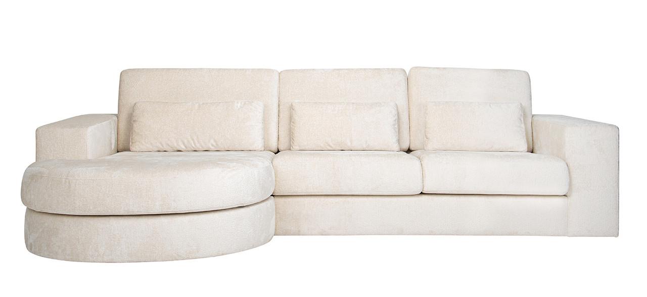 mutoni Ecksofa Felix Ottomane links weiss 300  