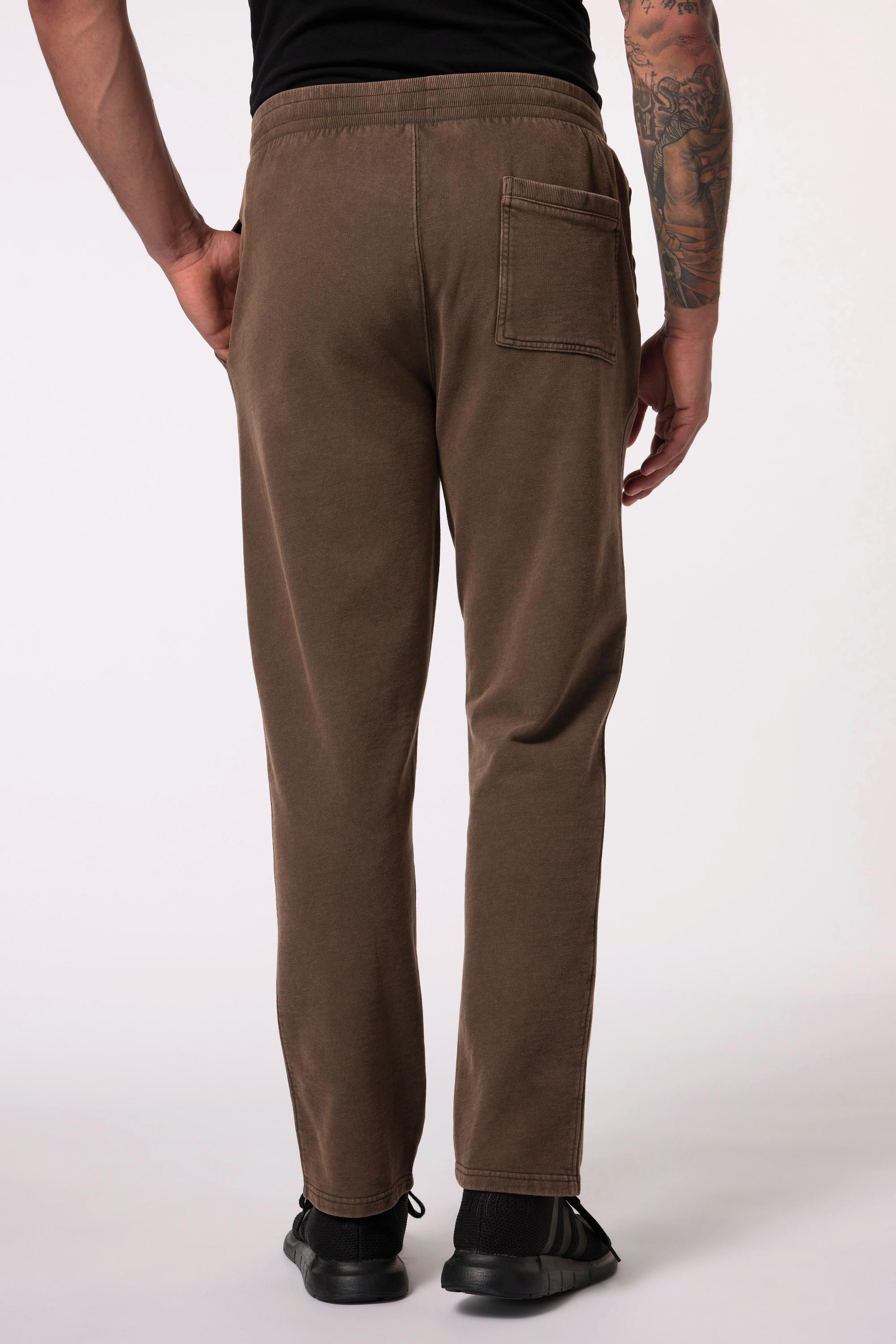 JP1880  Pantaloni di felpa da casa con stile vintage e cintura elastica, fino alla tg. 8XL 