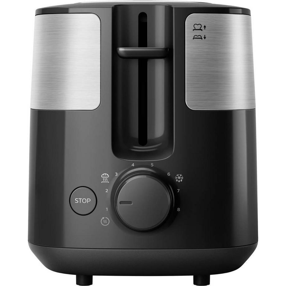 PHILIPS Toaster Daily ,mit integriertem Brötchenaufsatz, 8 einstellbare Röstgrade  