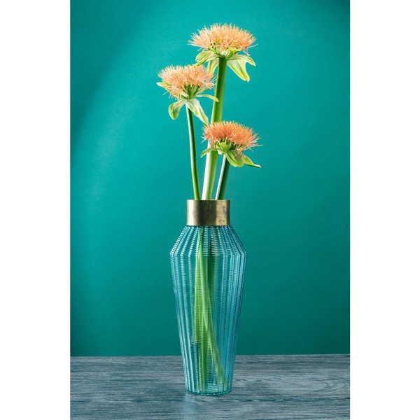 Image of KARE Design Vase Barfly Light Blue 43cm - ONE SIZE