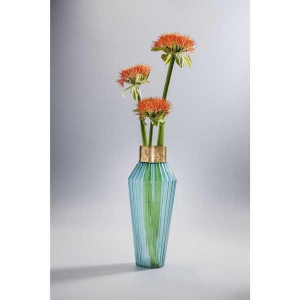 KARE Design Vase Barfly Bleu Clair 43cm  