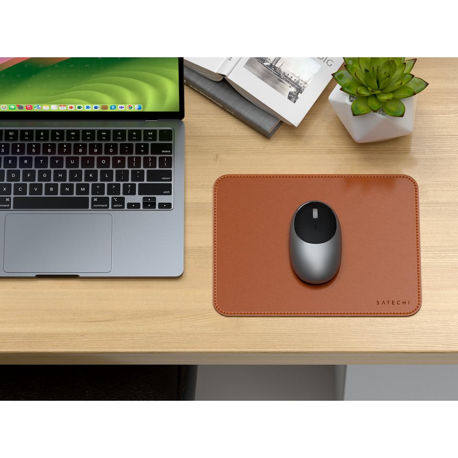 SATECHI  Satechi Vegan- Tappetino per mouse in pelle Premium 